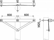 Траверса концевая SH 252